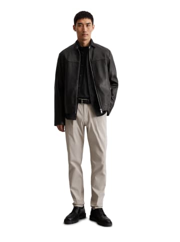 Marc O'Polo Biker-Lederjacke regular in Schwarz