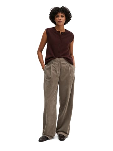 Marc O'Polo Breitcordhose wide in Stone Taupe