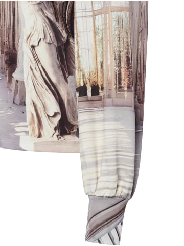 monari Blusenshirt Glamour Nights in beige grau