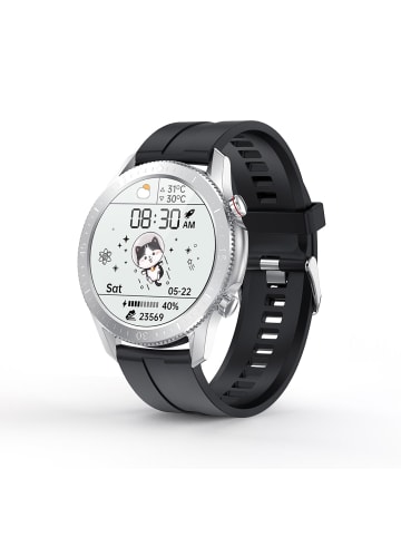 Platyne Multifunktionale Smartwatch in Schwarz