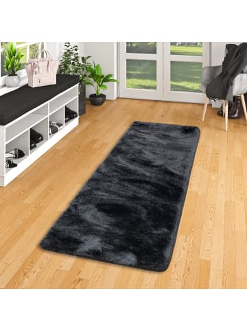 Snapstyle Hochflor-Läufer Feeling Mix in anthrazit