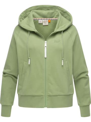 ragwear Sweatjacke Taila in Dusty Green