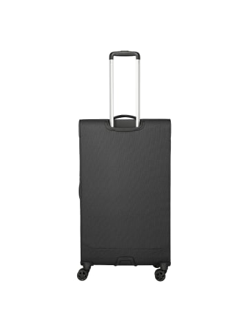 travelite Cubis 4 Rollen Trolley L 83 cm mit Dehnfalte anthracite
