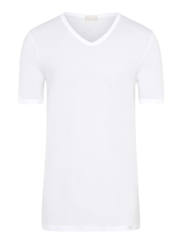 Hanro Unterhemd / Shirt Kurzarm Ultralight in Weiß