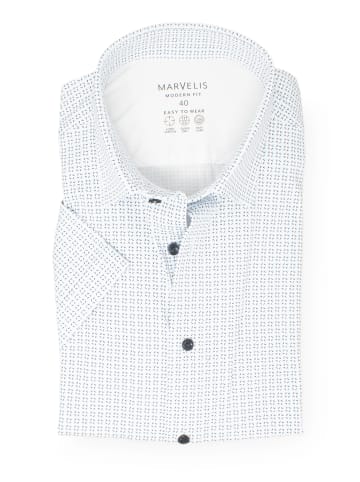 MARVELIS Modern Fit Easy To Wear Hemd in Weiß 00