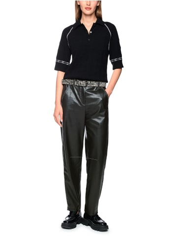 MARC CAIN SPORTS O-Shape Hose RUMA aus Kunstleder in Black New