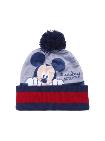 Disney Mickey Mouse 3tlg. Set: Mütze, Schal und Handschuhe in Hell-Blau