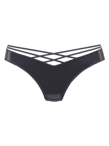 Vivance by Lascana String in schwarz-metallic