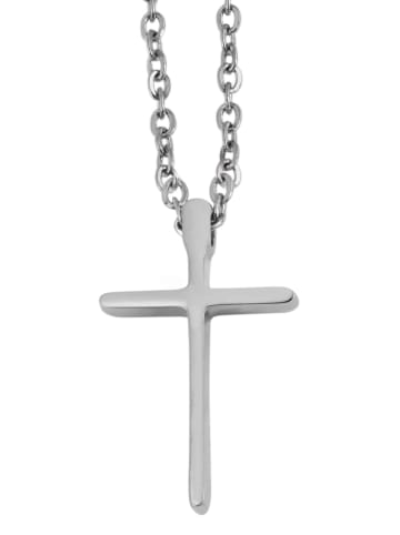 Adeliás Damen Halskette mit Anhänger – aus Edelstahl in silber