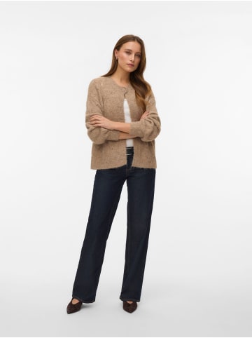Vero Moda Strickjacke in Silver Mink