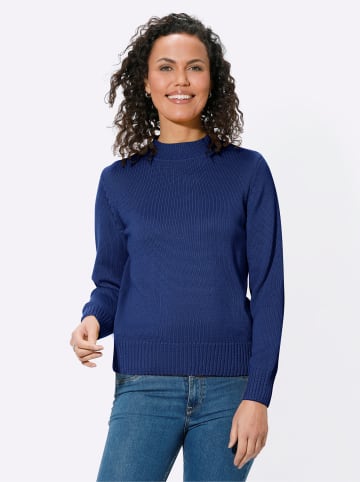 WITT WEIDEN Stehkragenpullover in royalblau