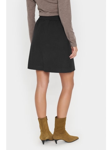 SAINT TROPEZ Rock MilaSZ Gerade Passform in Black