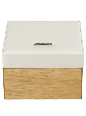Windrose Wood - Schmuckkästchen 14 cm (creme) in creme