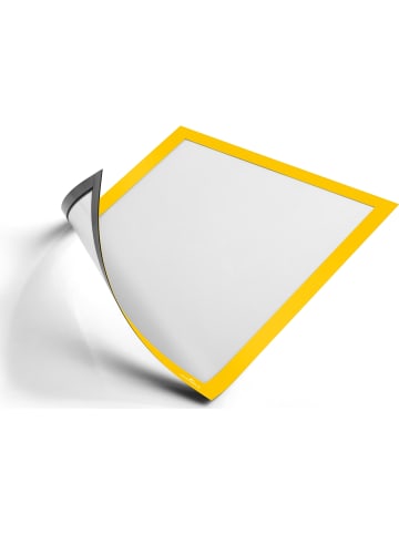 Durable Inforahmen Duraframe Magnetic A4 gelb Packung mit 5 Stück
