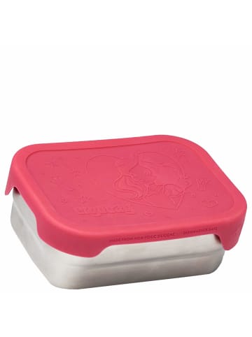 Ergobag Zubehör - Brotzeitbox Edelstahl 2tlg. 16 cm in Prinzessin