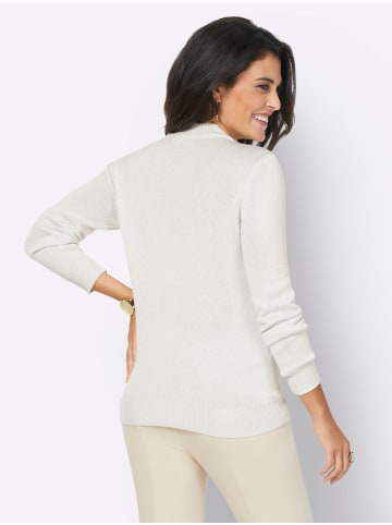 creation L Langarm-Pullover in ecru