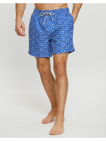 Threadbare Badehose THB Swim Short Lyme in Blau