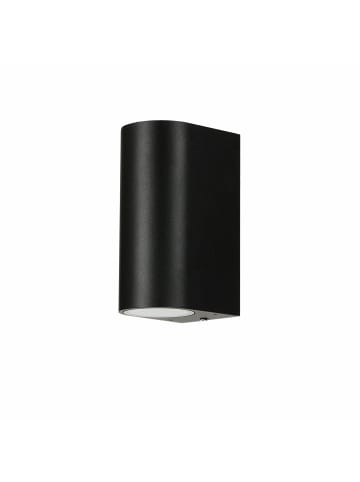 Licht-Erlebnisse Außen Wandlampe (B)6.8 x (H)15.2 cm in Schwarz