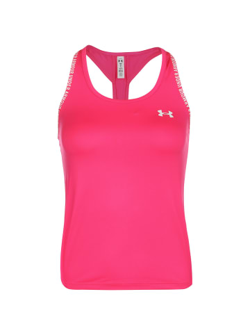 Under Armour Tanktop Knockout in pink / weiß