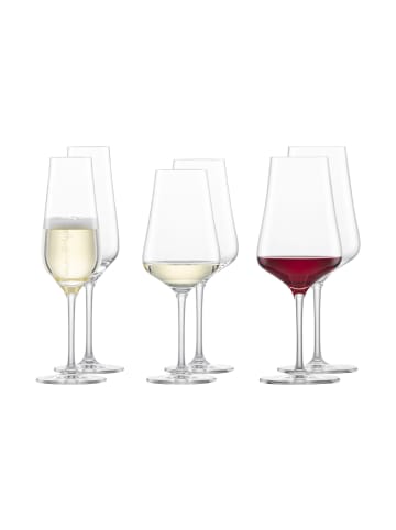 Zwiesel Glas 6er Set Wein- und Sektgläser Bouquet in transparent