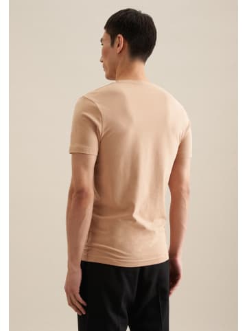 Seidensticker T-Shirt Slim in Beige
