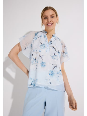 More & More leichte Schlupfbluse, zarter Blumenprint in gardenroses print2