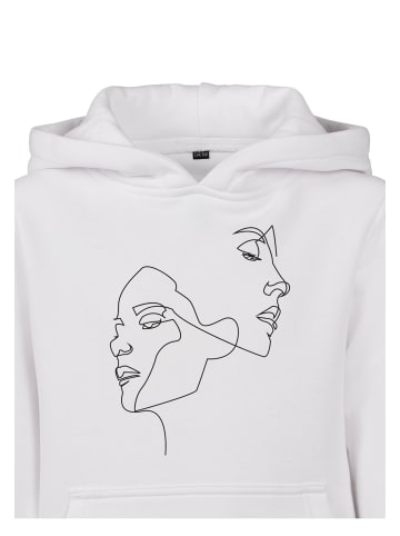 Mister Tee Mister Tee Damen Kids One Line Fit Hoody in white