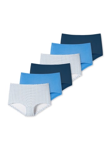Schiesser Panty 95/5 Organic Cotton in weiß, blau, nachtblau