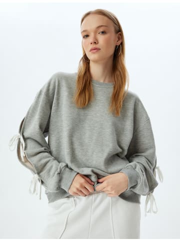 KOTON Sweatshirt in Grau Melange