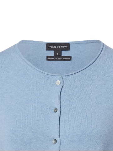 Franco Callegari Strickjacke in hellblau - 0004