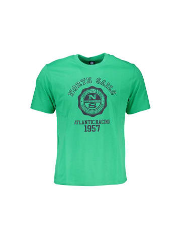 North Sails Grünes Baumwoll-T-Shirt