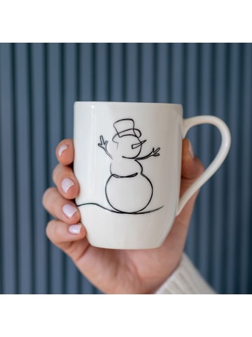 Villeroy & Boch 6er Set Statement Lines Becher 'XMAS' Statement Lines Becher 290 ml in weiß