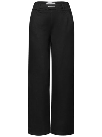 Street One Straight Leg Hose in Schwarz