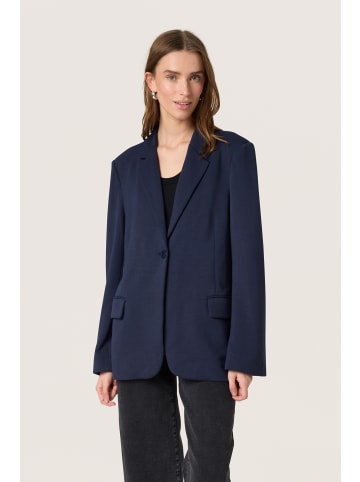 Soaked in Luxury Blazer SLEllan Relaxed fit in Night Sky