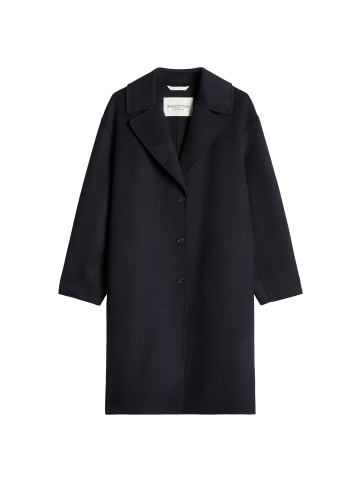 Marc O'Polo Wollmantel relaxed in Deep Night Blue