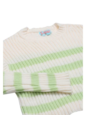 Libbi Damen Sweater in WOLLWEISS LIMETTE