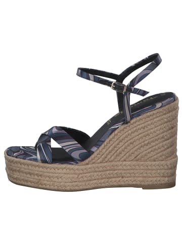 Tamaris Plateau-Sandaletten in black comb