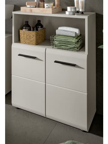 Inn.Furn Badkommode Kaschmir 60 x 80 cm, Badezimmer Kommode 2-türig
