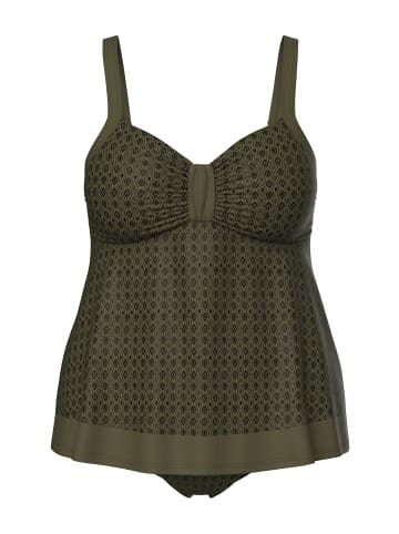 Ulla Popken Soft-BH in dunkel khaki