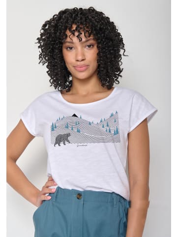GreenBomb Loves Animal Bear Lines in Weiß