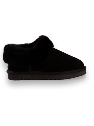 Aus Wooli Slipper Coogee in Black