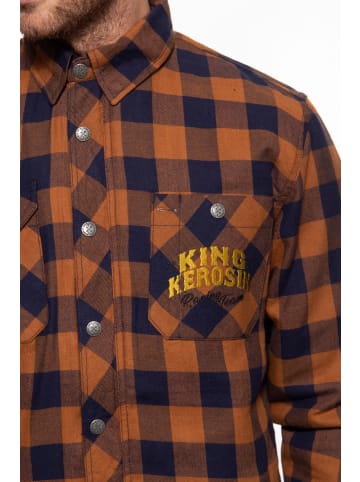 King Kerosin King Kerosin Funktionshemd Speedway Kings in braun
