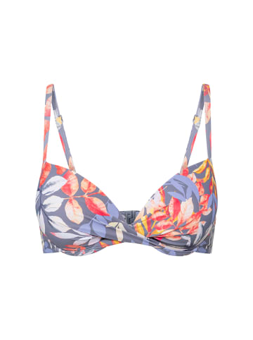 Vivance Push-Up-Bikini-Top in grau-bedruckt