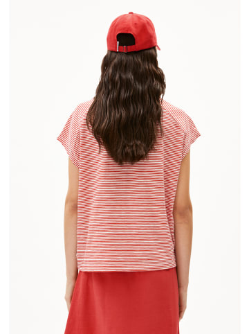 armedangels T-Shirt Oneliaa Lovely Stripes in koralle