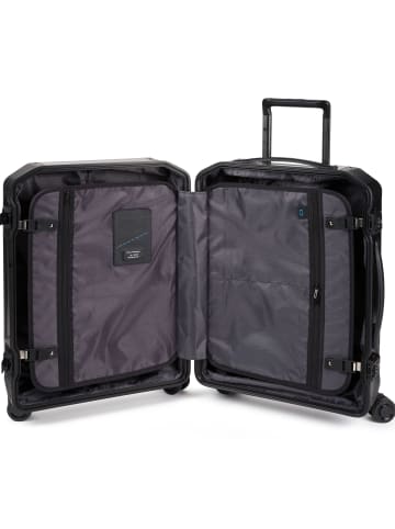 Piquadro Alus 4-Rollen Kabinentrolley 55 cm in black