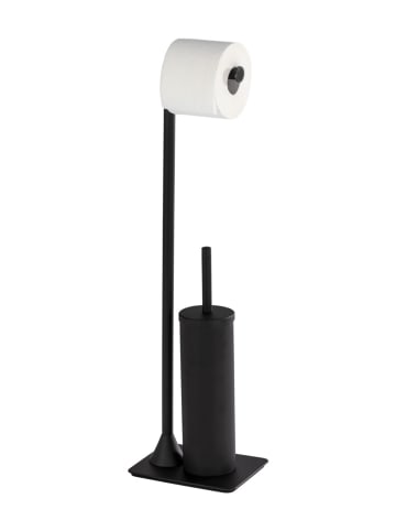 Wenko Stand WC-Garnitur Hella, Stand WC-Garnitur Mod. Hella in Schwarz
