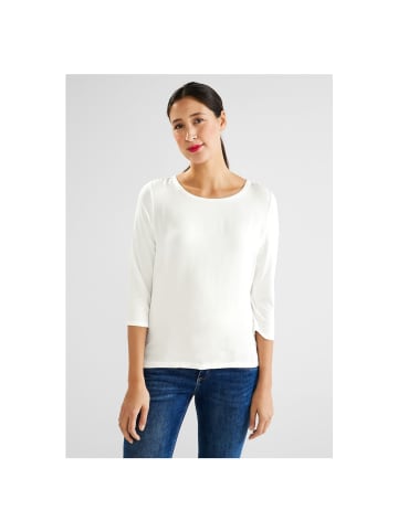 Street One Langarmshirt in off white
