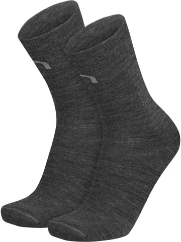 normani 2 Businesssocken aus Merinowolle in Anthrazit