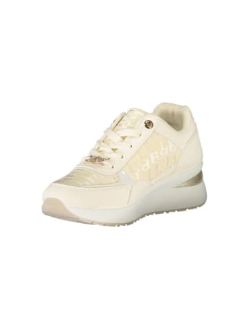 Laura Biagiotti Weiße Polyurethan-Sneaker