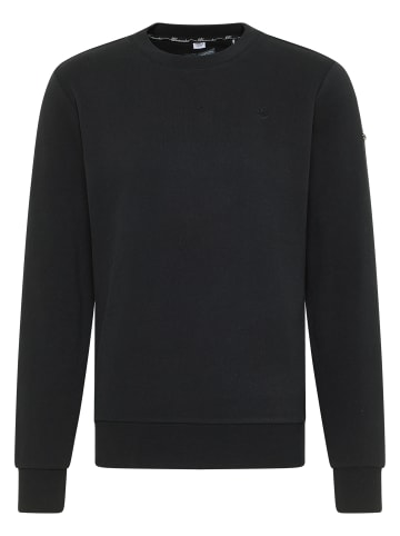DreiMaster Vintage Oversize Sweatshirt Mit Rundhals in Schwarz